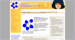 Desktop Screenshot of petalesquebec.org
