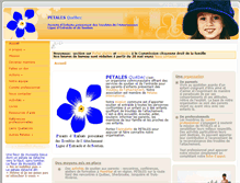 Tablet Screenshot of petalesquebec.org